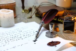 feather, write, communicate