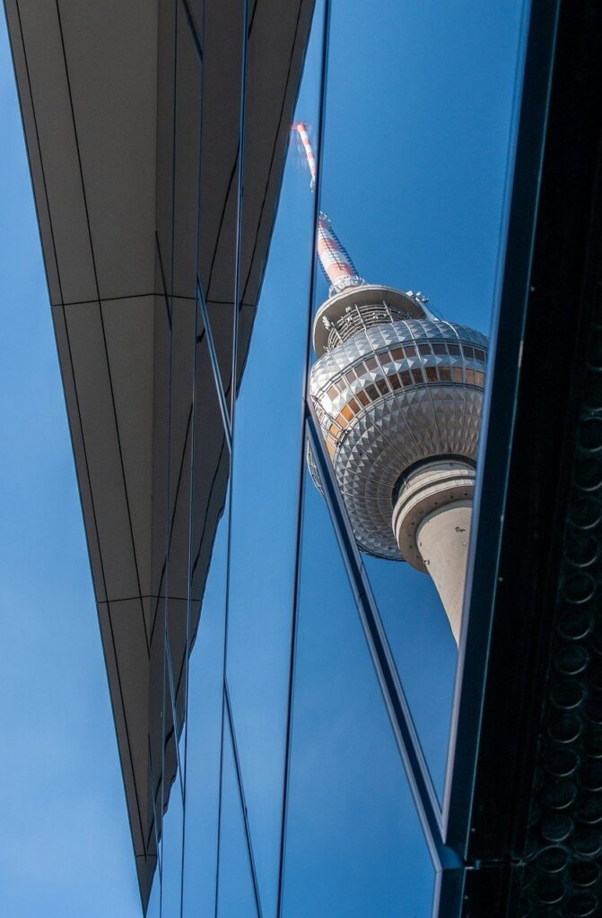 berlin, television tower, building
