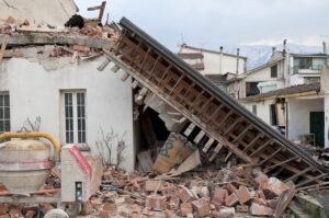 earthquake, rubble, collapse