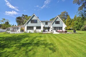 beautiful home, garden, new england style