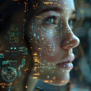 ai generated, robot, brain
