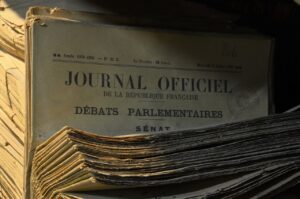 archive, old documents, french parliament
