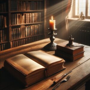 ai generated, books, library