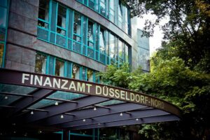 architecture, building, facade, city, house facade, dusseldorf, tax office, taxes, urban, tax liability, black money