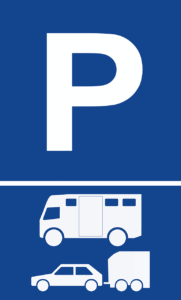parking sign, parking garage, road sign, sign, vehicle