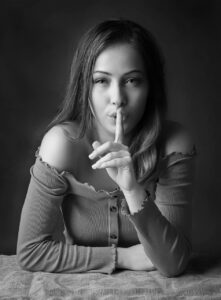 girl, mystery, silence, cover, a woman, mysterious, woman, beauty, portrait, sign, finger, quiet, magda, silence, silence, silence, silence, silence, quiet, quiet, quiet