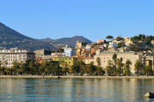 buildings near body of water